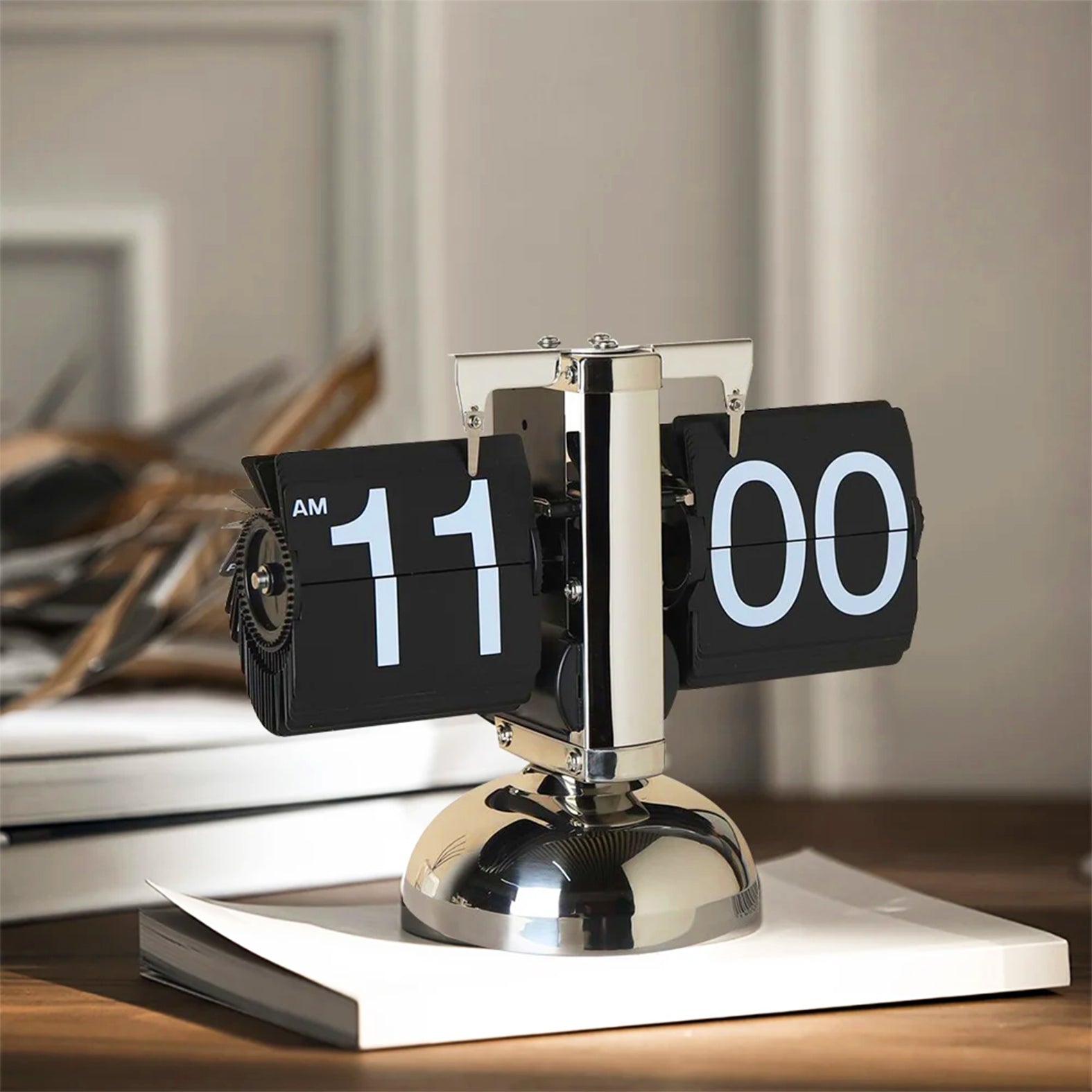 Orologio Flip Retrò A Forma Di Bicicletta – Display A Palette 12h, Movimento Al Quarzo, Per Ciclisti