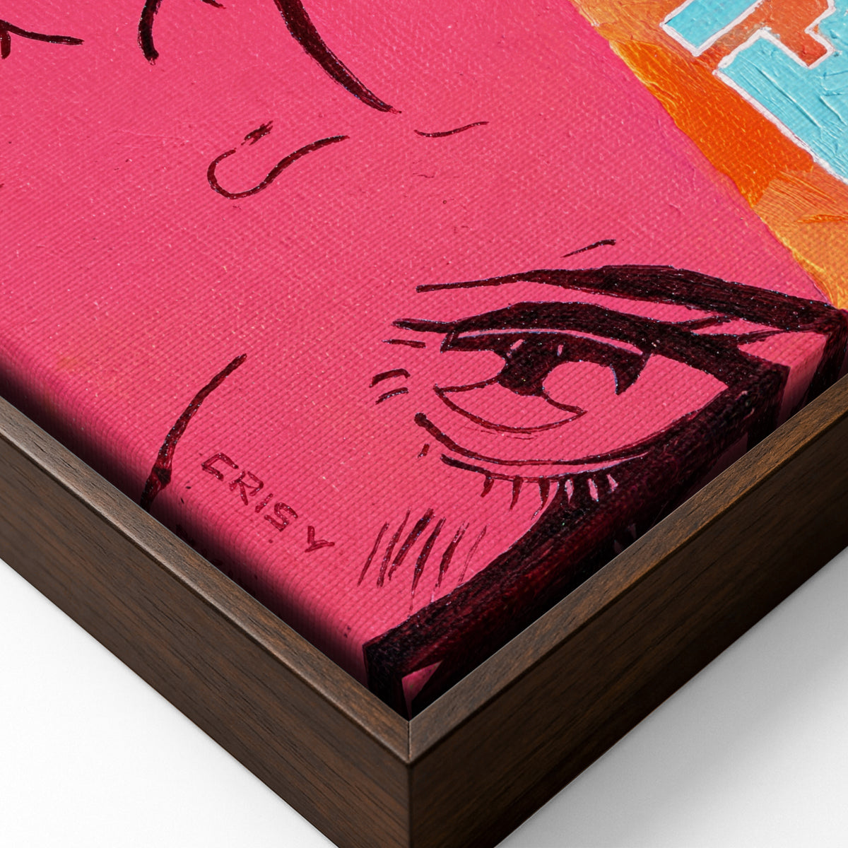 Burning Gaze canvas