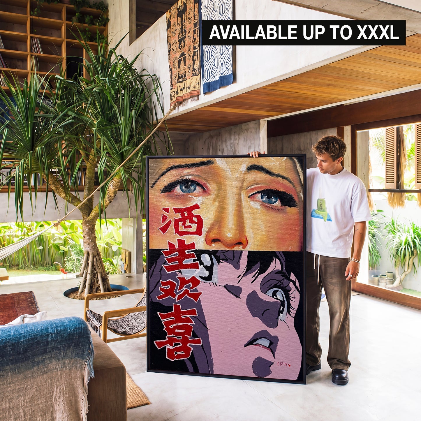 Glass Eyes canvas