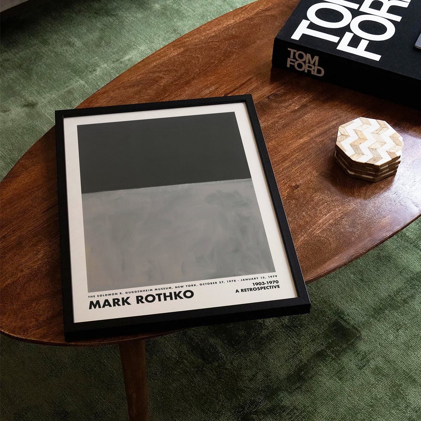 Mark Rothko Black on Grey