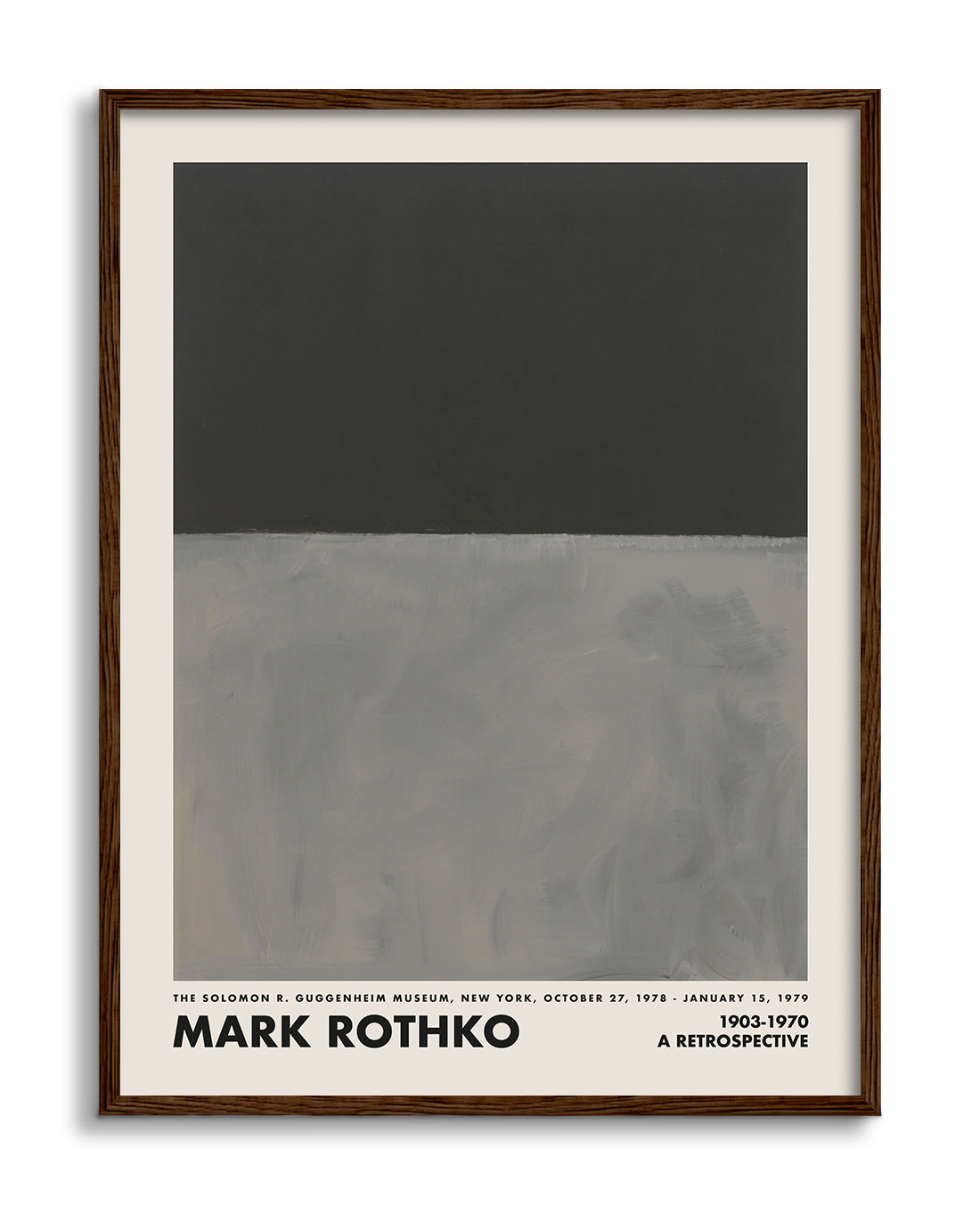 Mark Rothko Black on Grey
