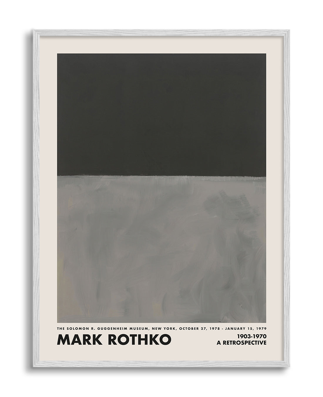 Mark Rothko Black on Grey