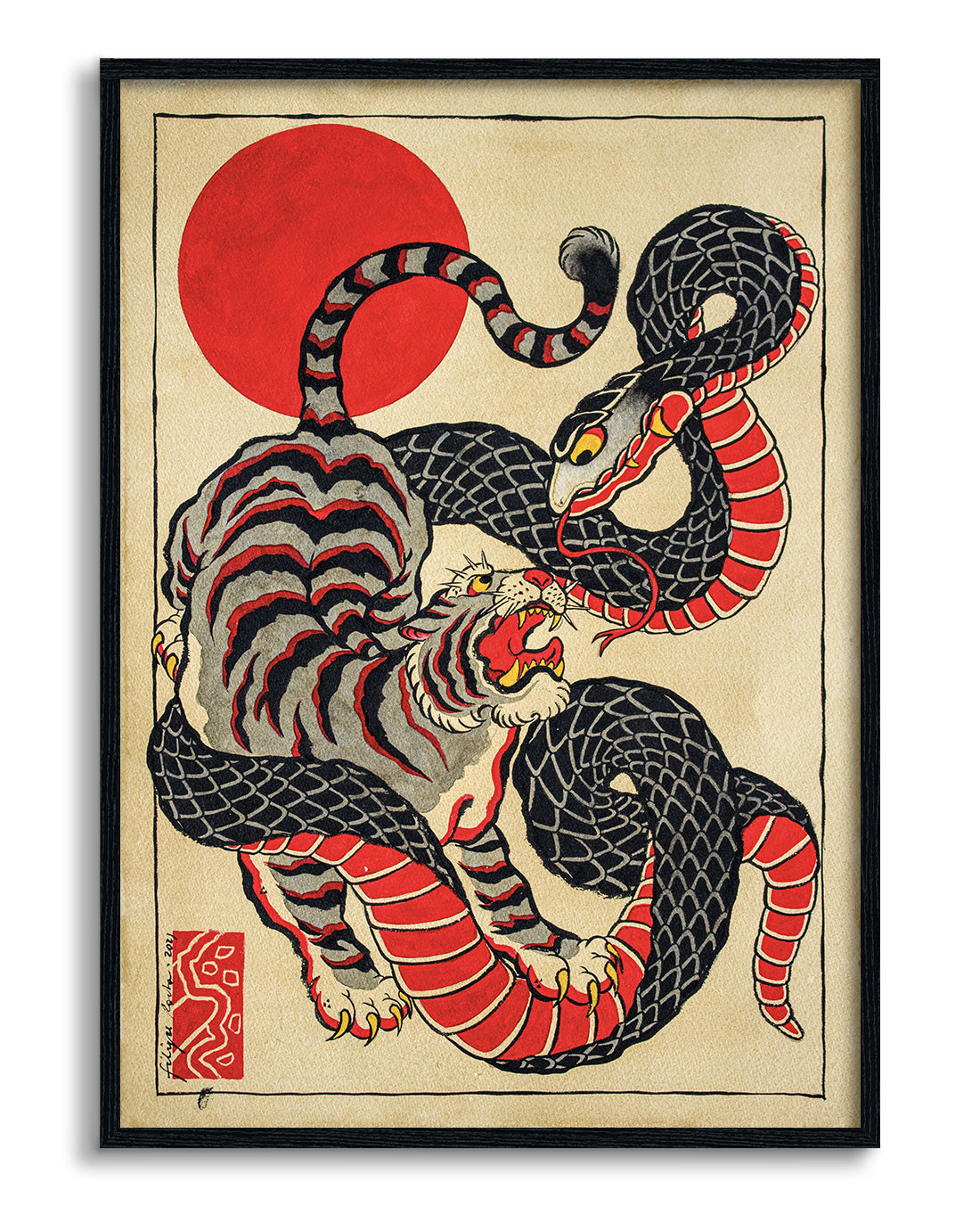 Snake and tiger