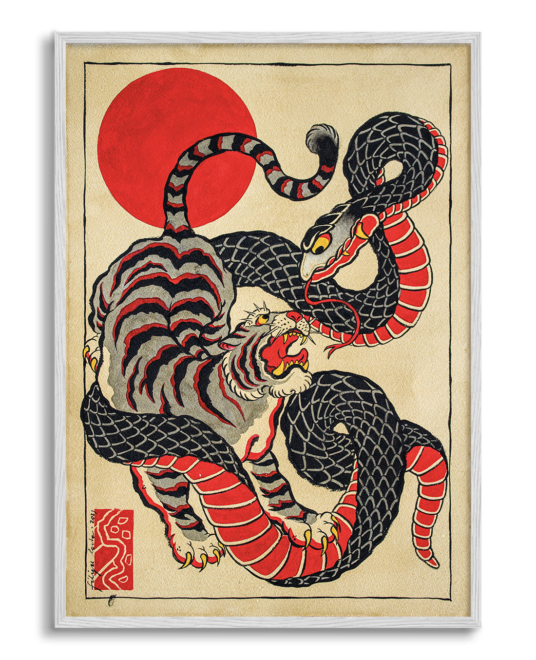 Snake and tiger
