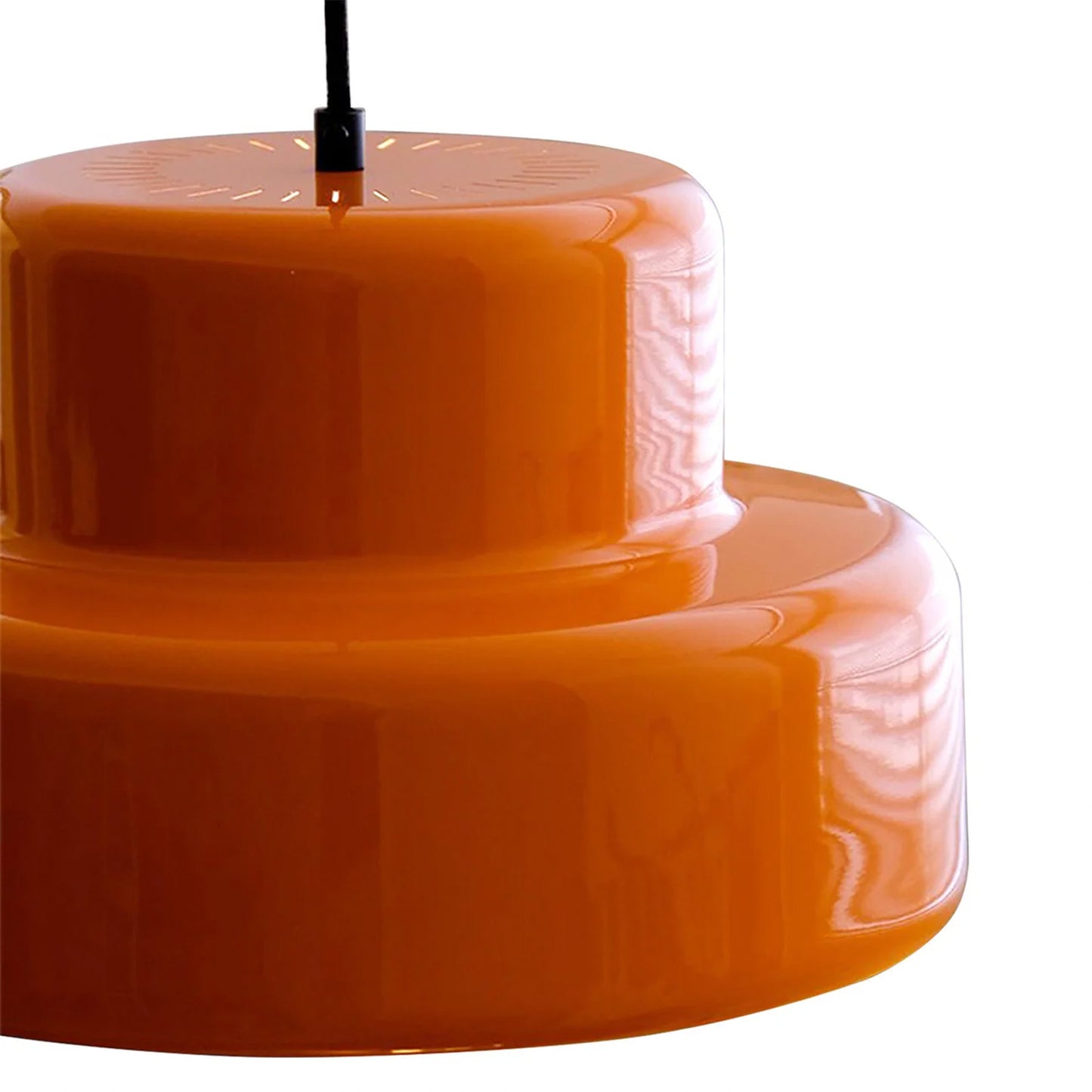 Bauhaus Orange pendant lampshade