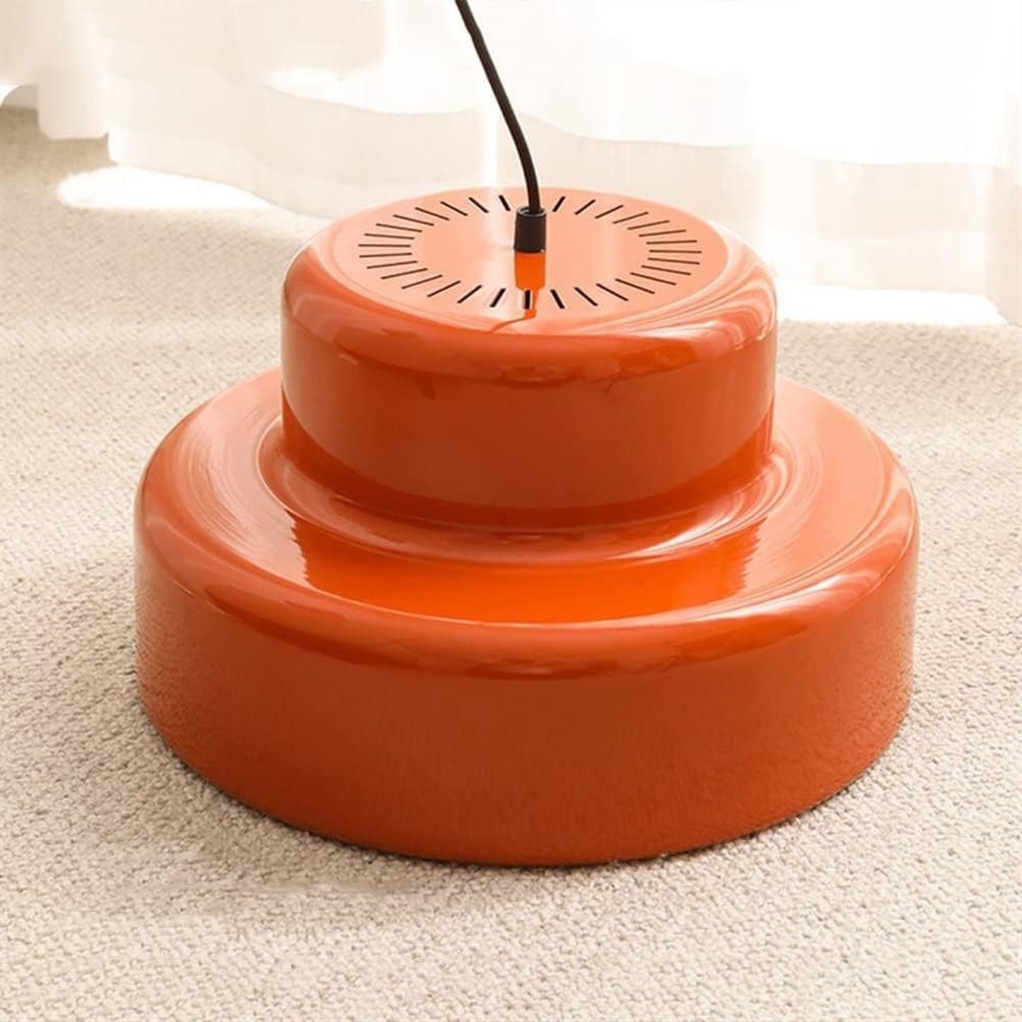 Bauhaus Orange pendant lampshade