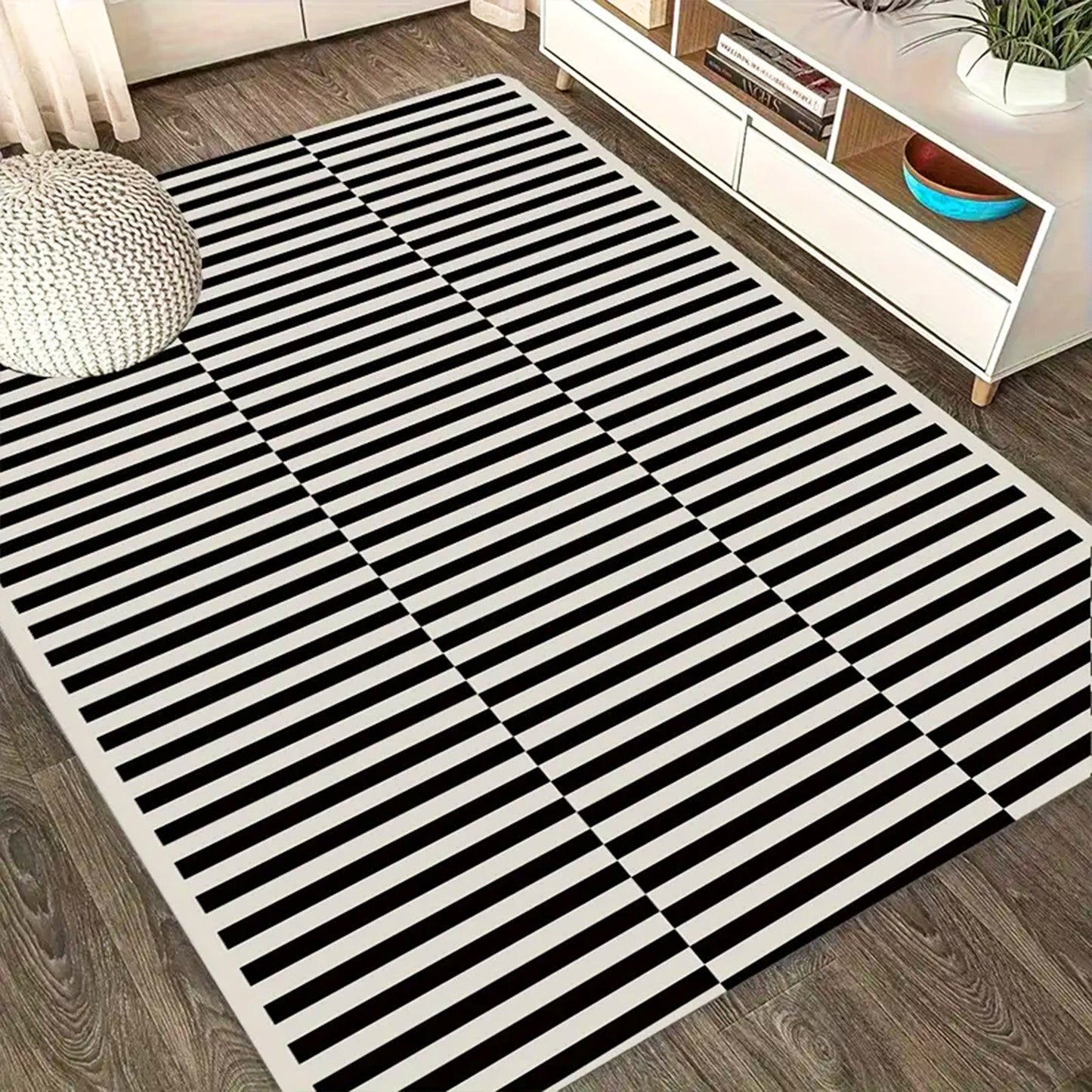 Stockholm Retro Striped Rug