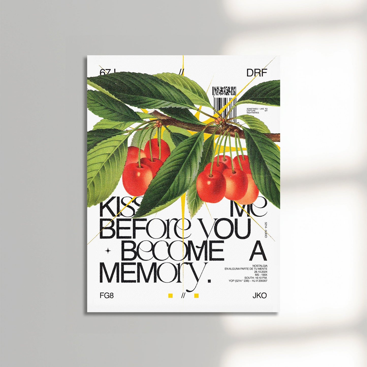 Kiss Me Before You Become a Memory