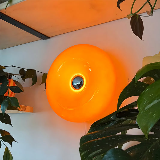Retro donut lamp