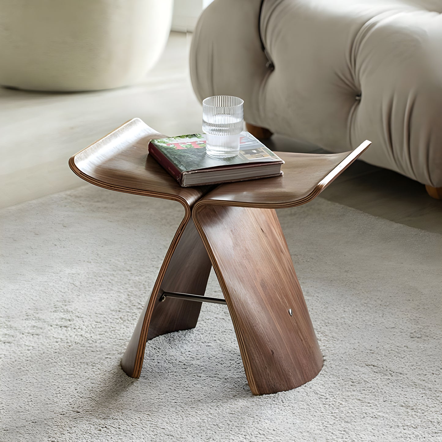 Sori Yanagi Butterfly Side Table / Stool
