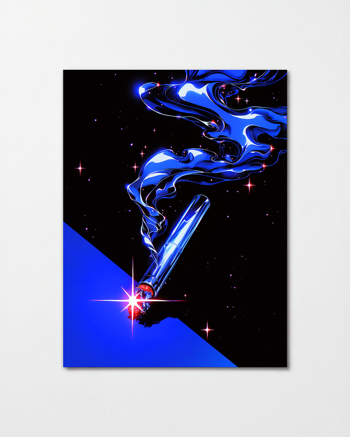 Cigarette retro pop art print, unframed