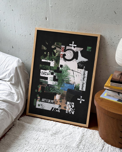 Art for Peace - room context oak