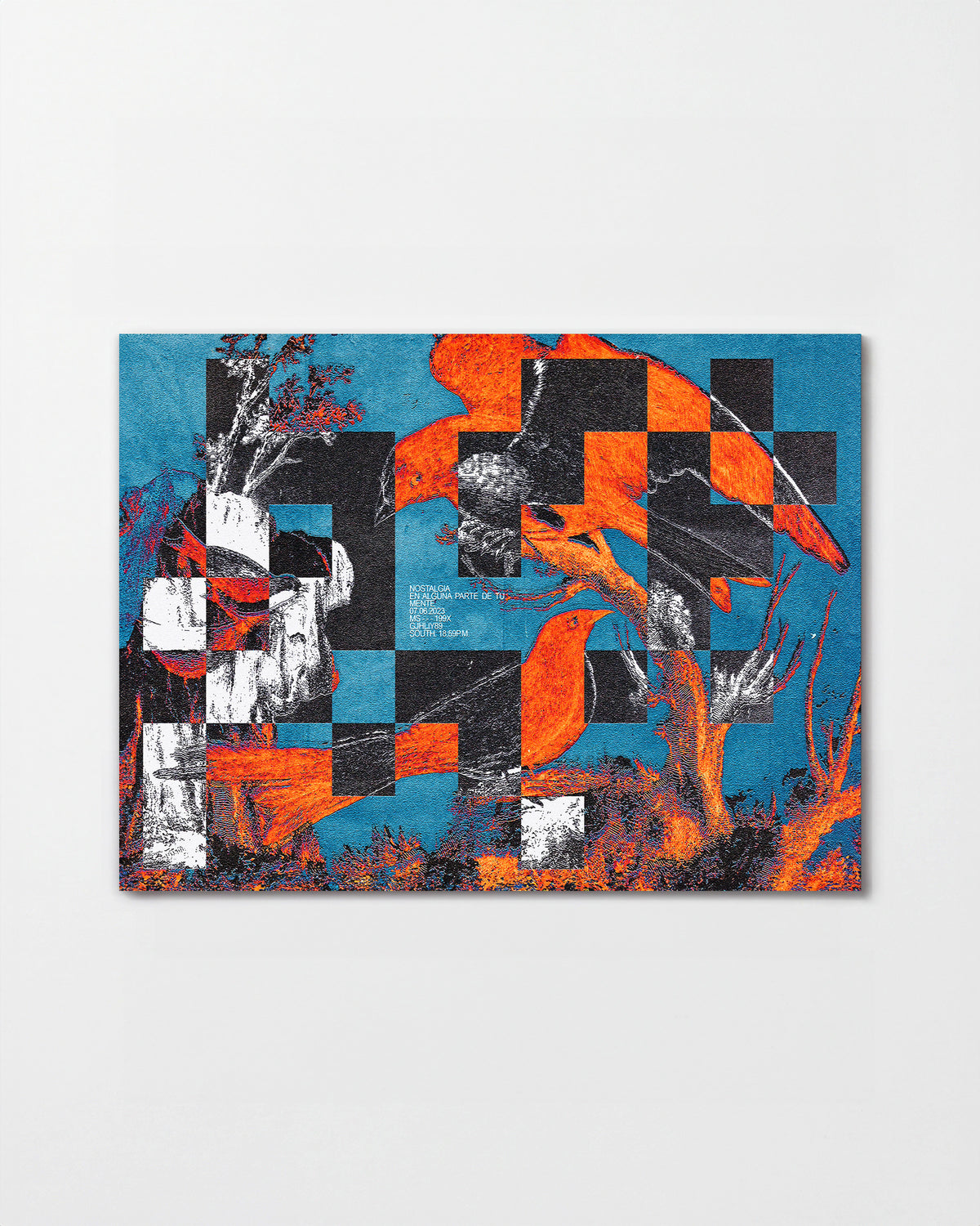 Birds of a Feather bird art print, unframed