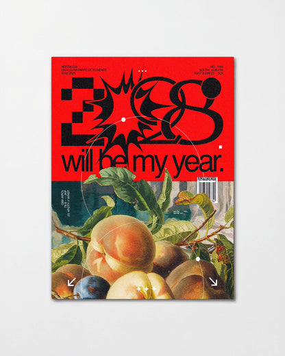 2028 Will Be My Year motivational quote poster, unframed