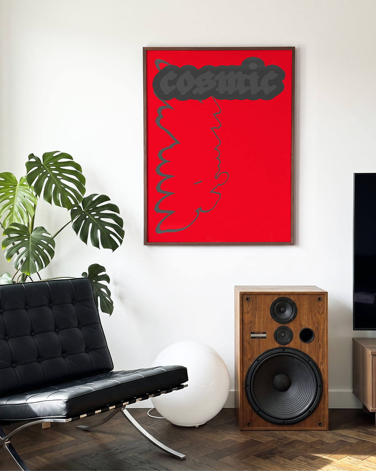 Cosmic - room context walnut