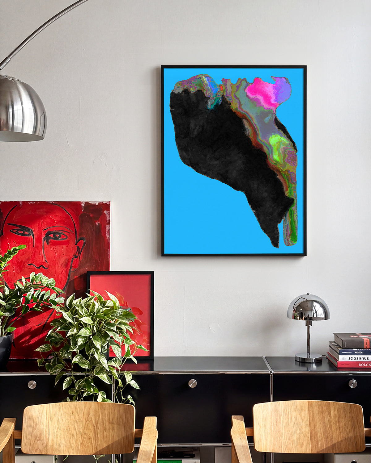 Bright as a stone - room context black