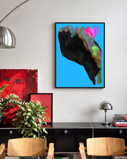 Bright as a stone - room context black