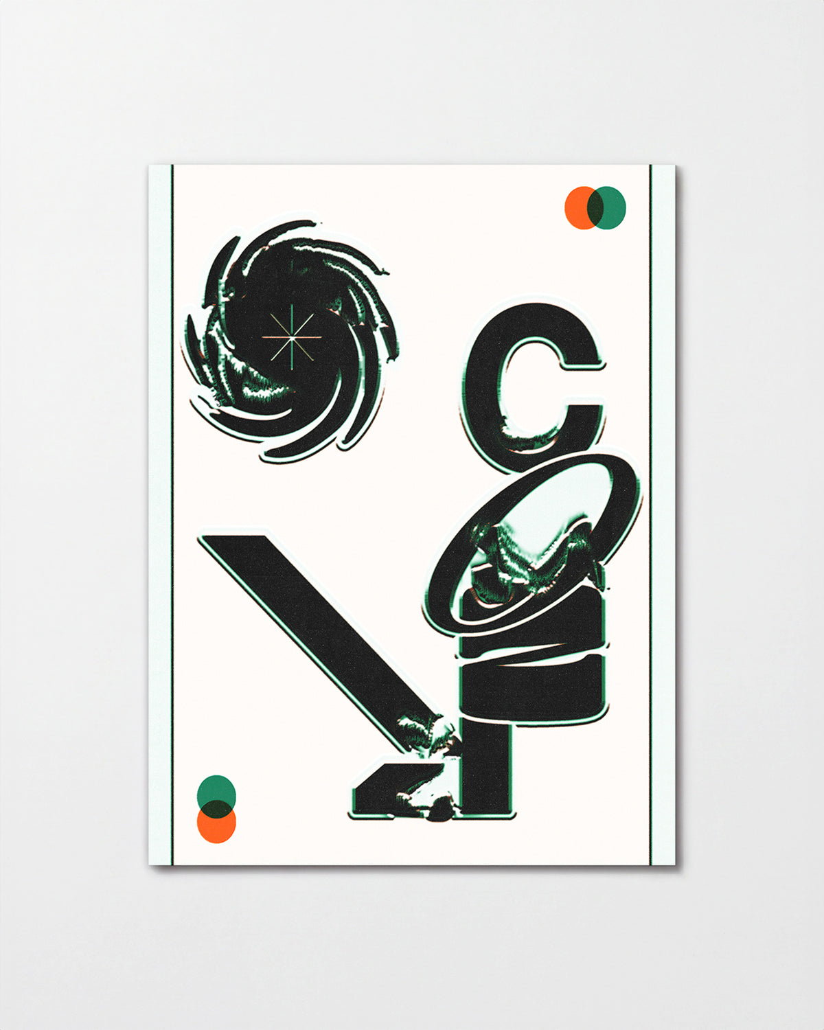 Cozy minimalist typography poster, unframed