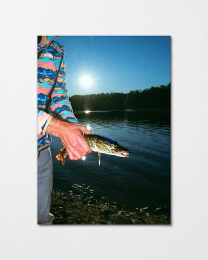 First Catch fishing photography print, unframed