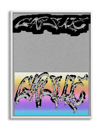 Capsule - no background framed - white