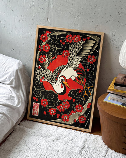 Tsuru & Sakur - room context oak
