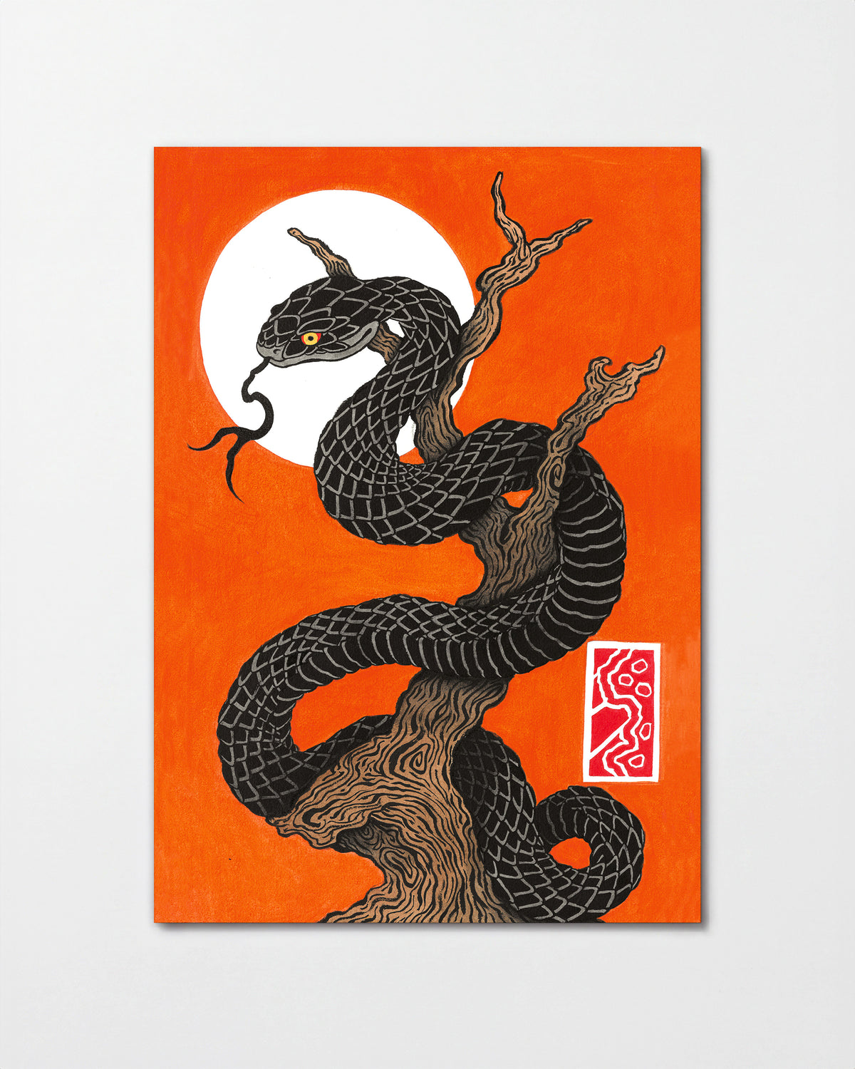 Snake tree - unframed