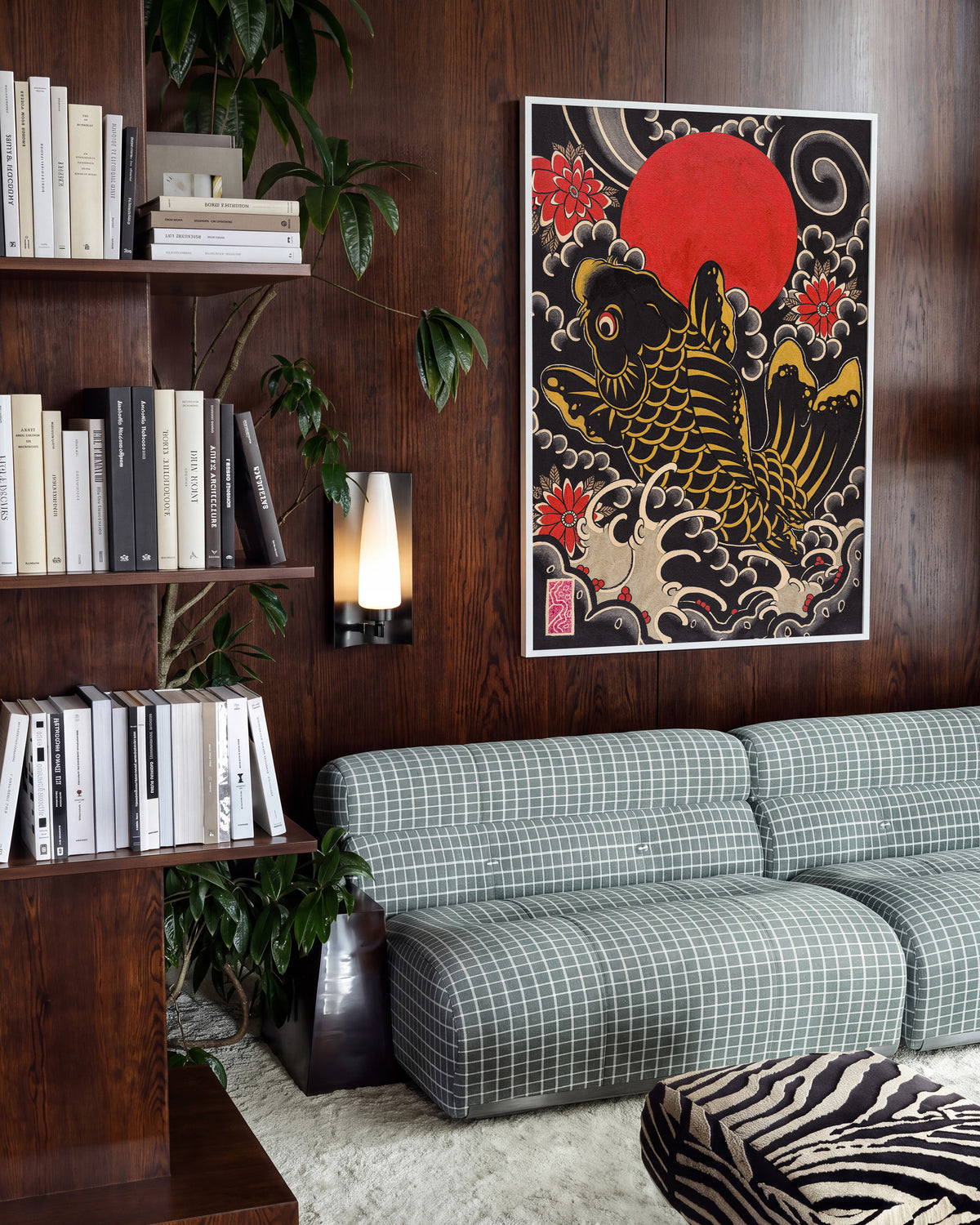 Koi and Kiku - room context white