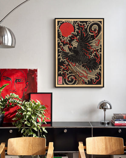 Black crow - room context black