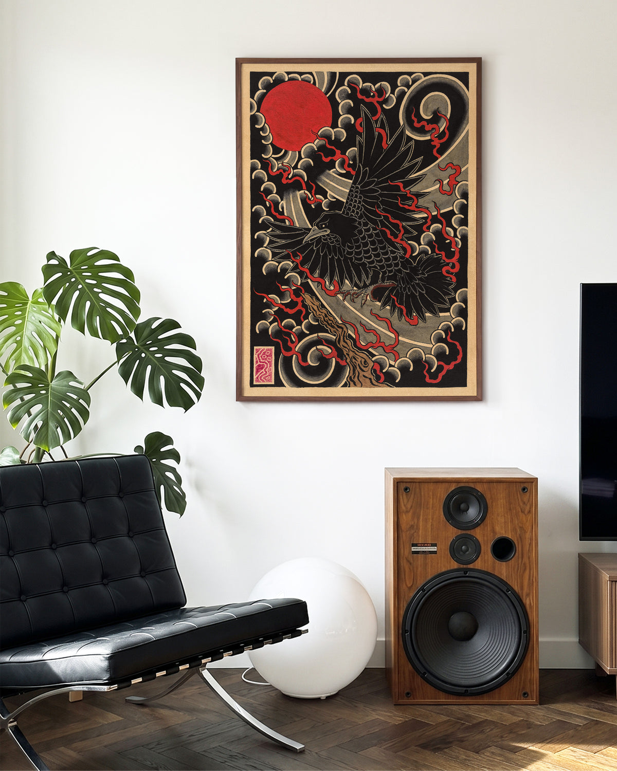 Black crow - room context walnut