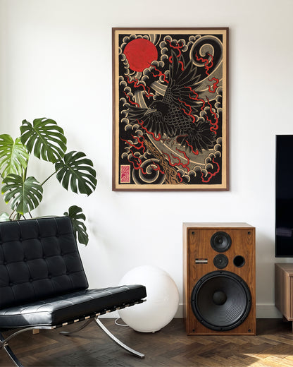 Black crow - room context walnut