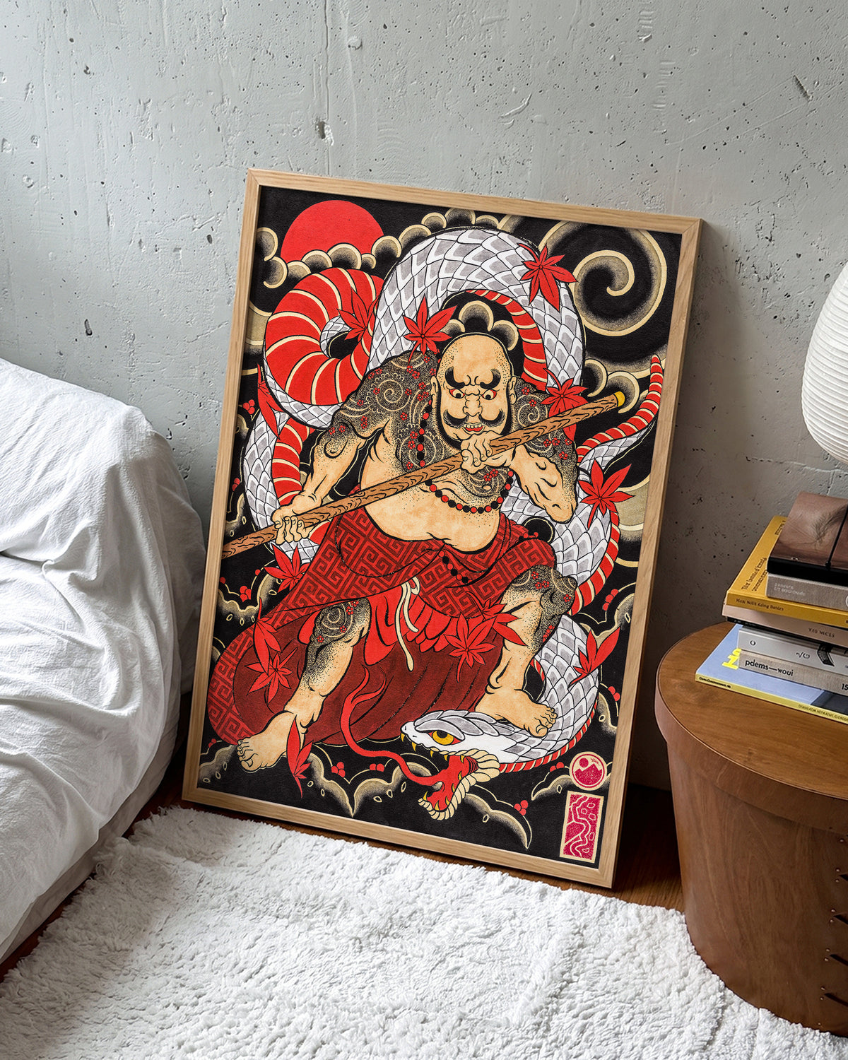 Samurai & Snake - room context oak