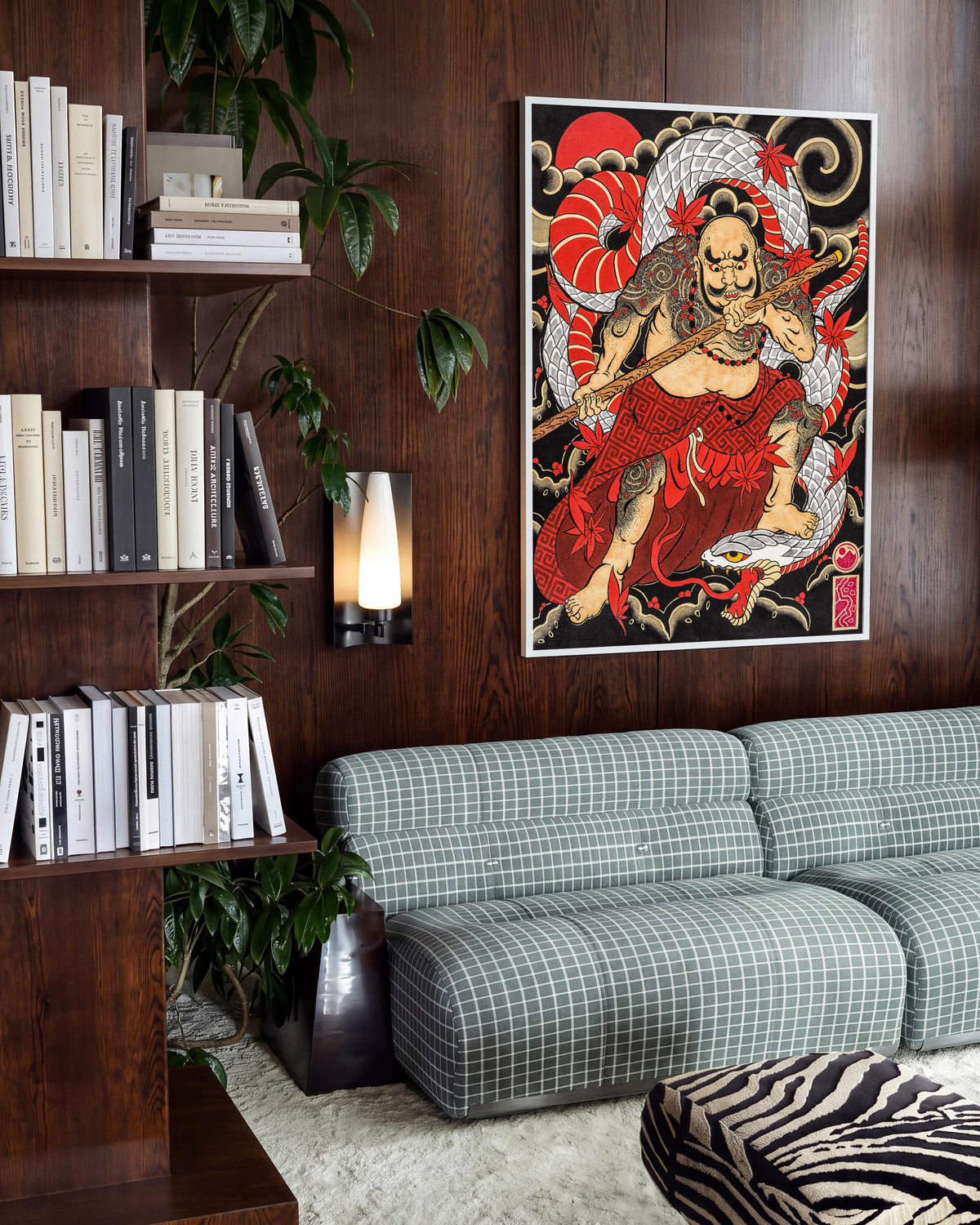Samurai & Snake - room context white