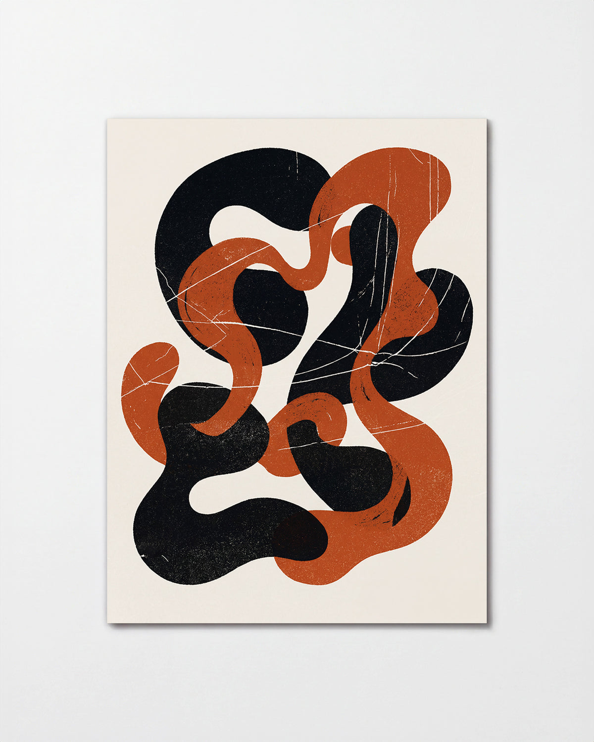 Cinder Flow abstract art print, unframed