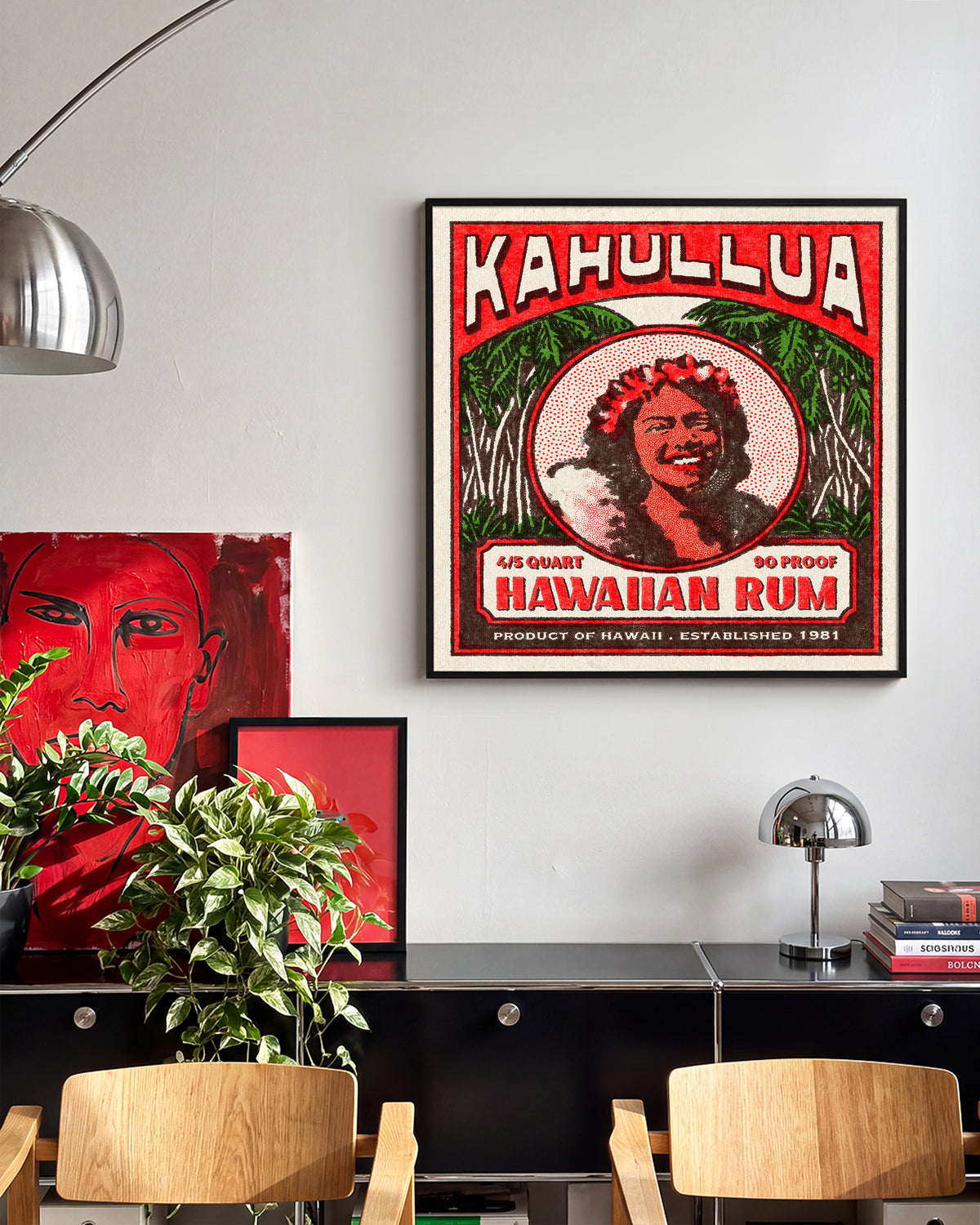Kahullua Rum - room context black