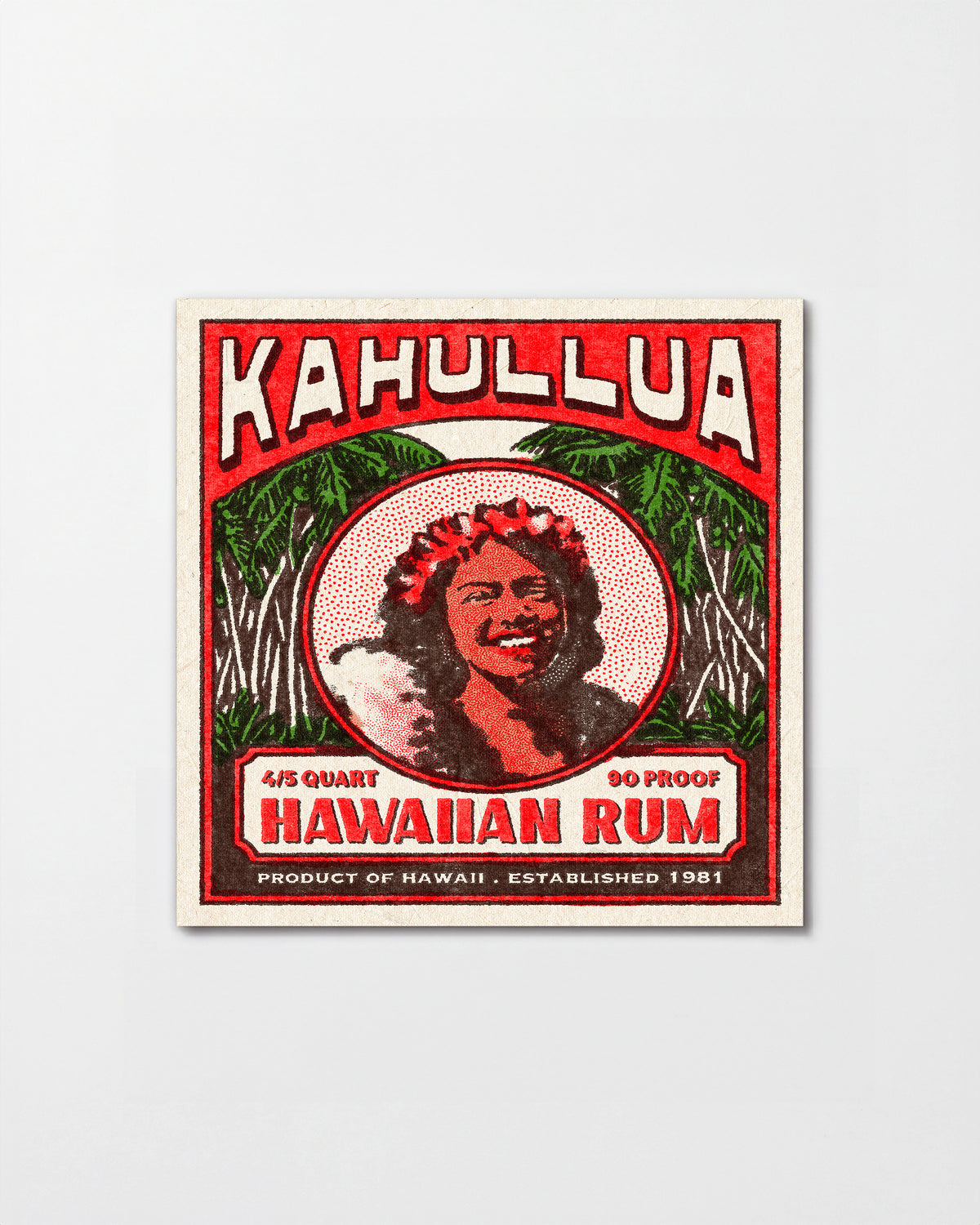 Kahullua Rum - unframed