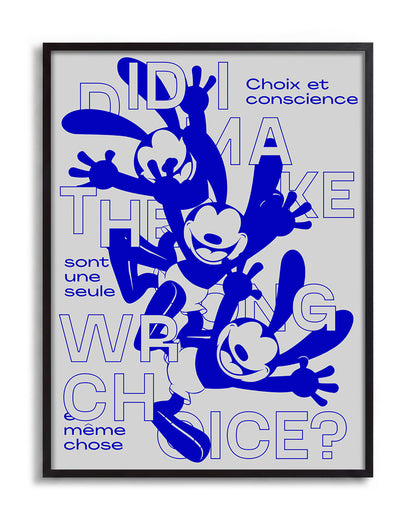 Choice - no background framed - black