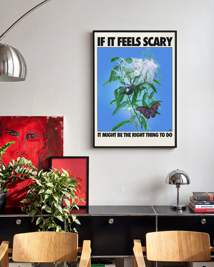 Feels scary - room context black