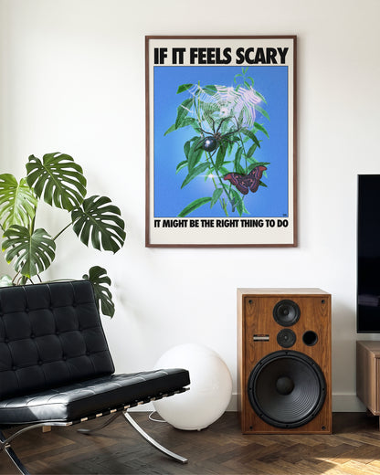 Feels scary - room context walnut