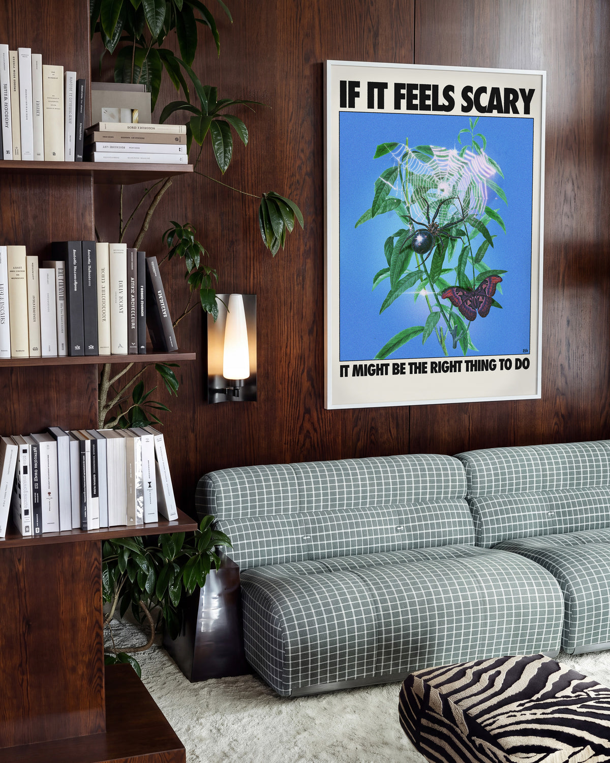 Feels scary - room context white
