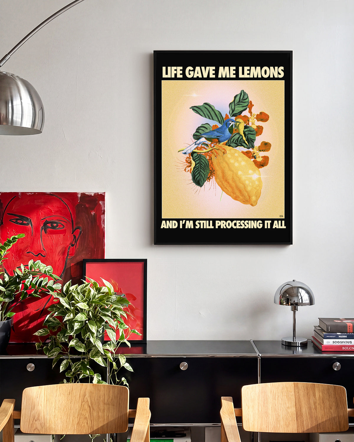 Lemons - room context black