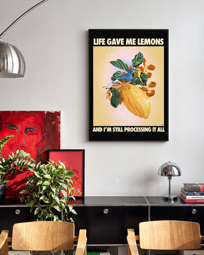 Lemons - room context black