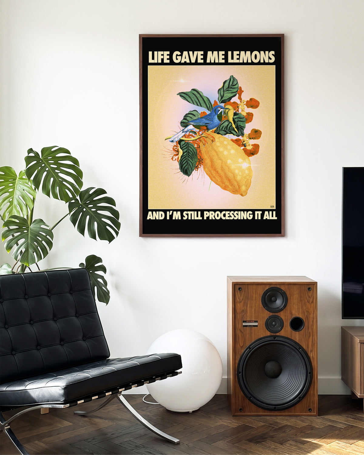 Lemons - room context walnut