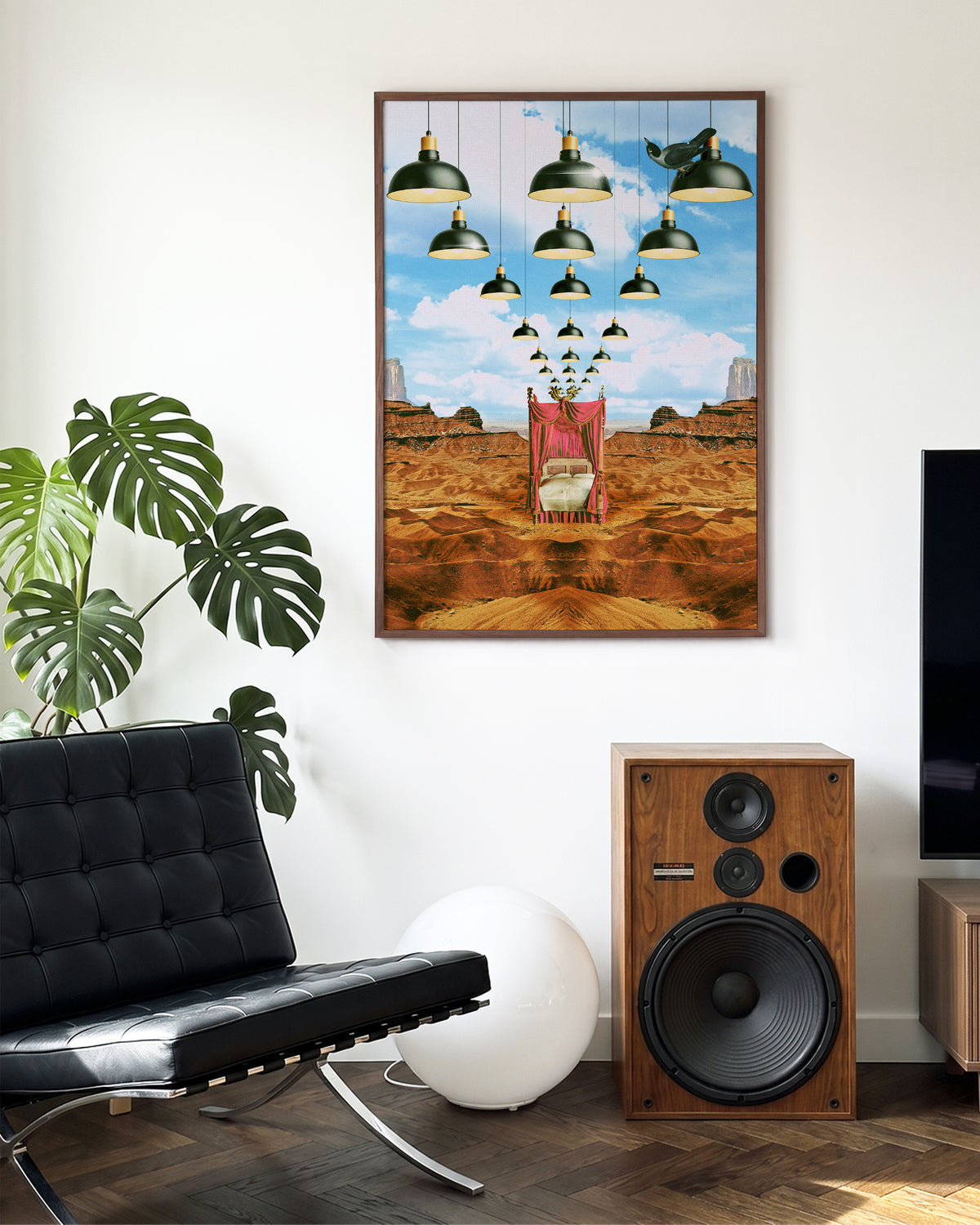 Lampscape - room context walnut