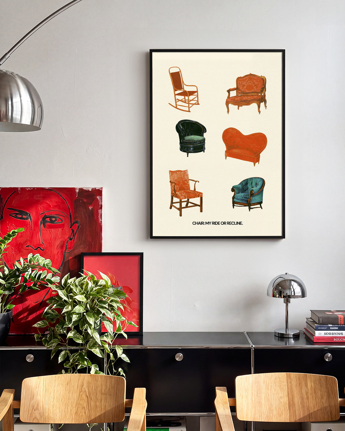 Chairs - room context black