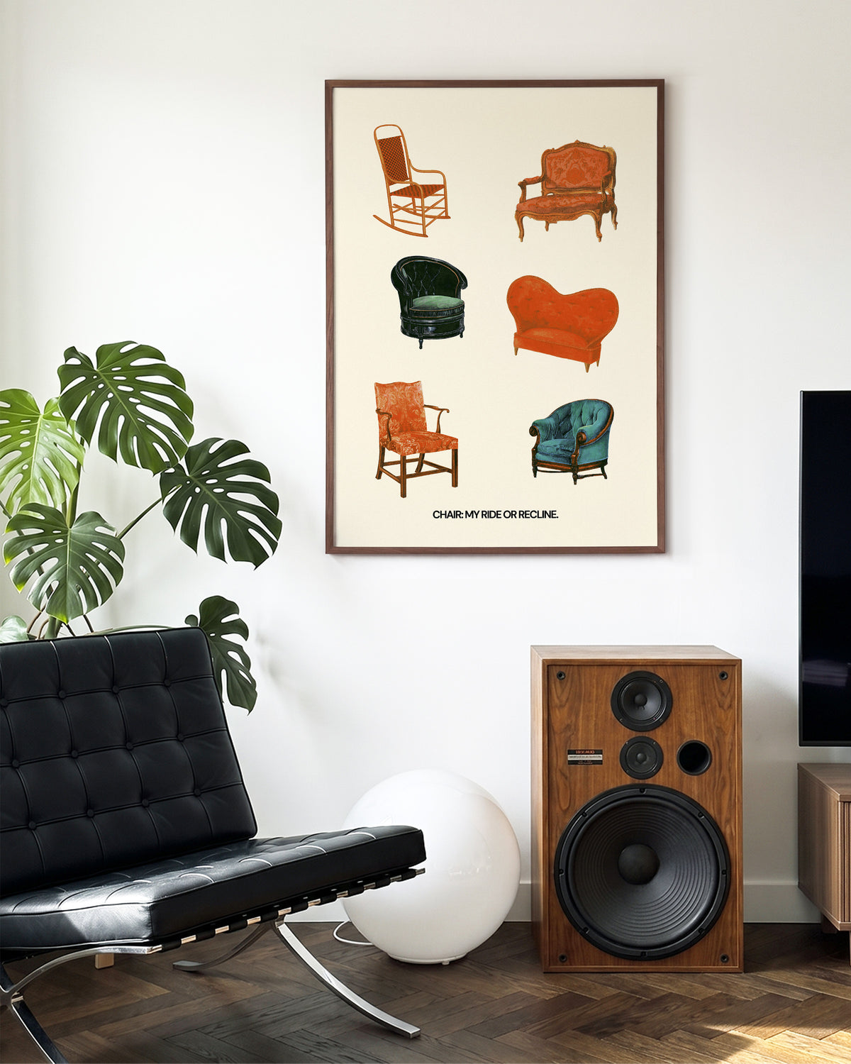 Chairs - room context walnut
