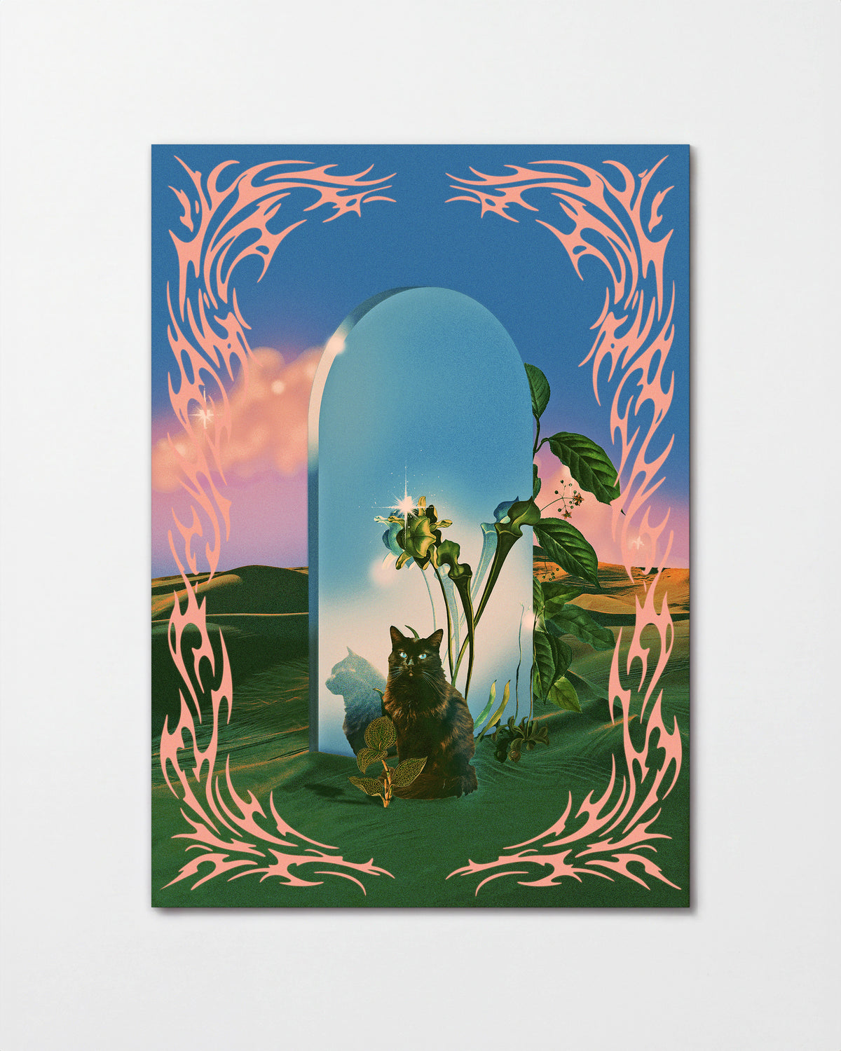 Cat Mirror - unframed