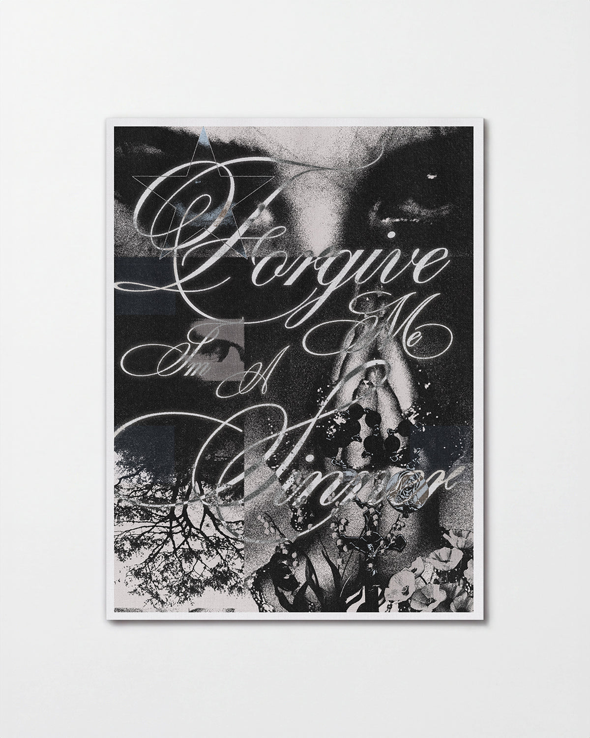 Forgive me I am a sinner - unframed