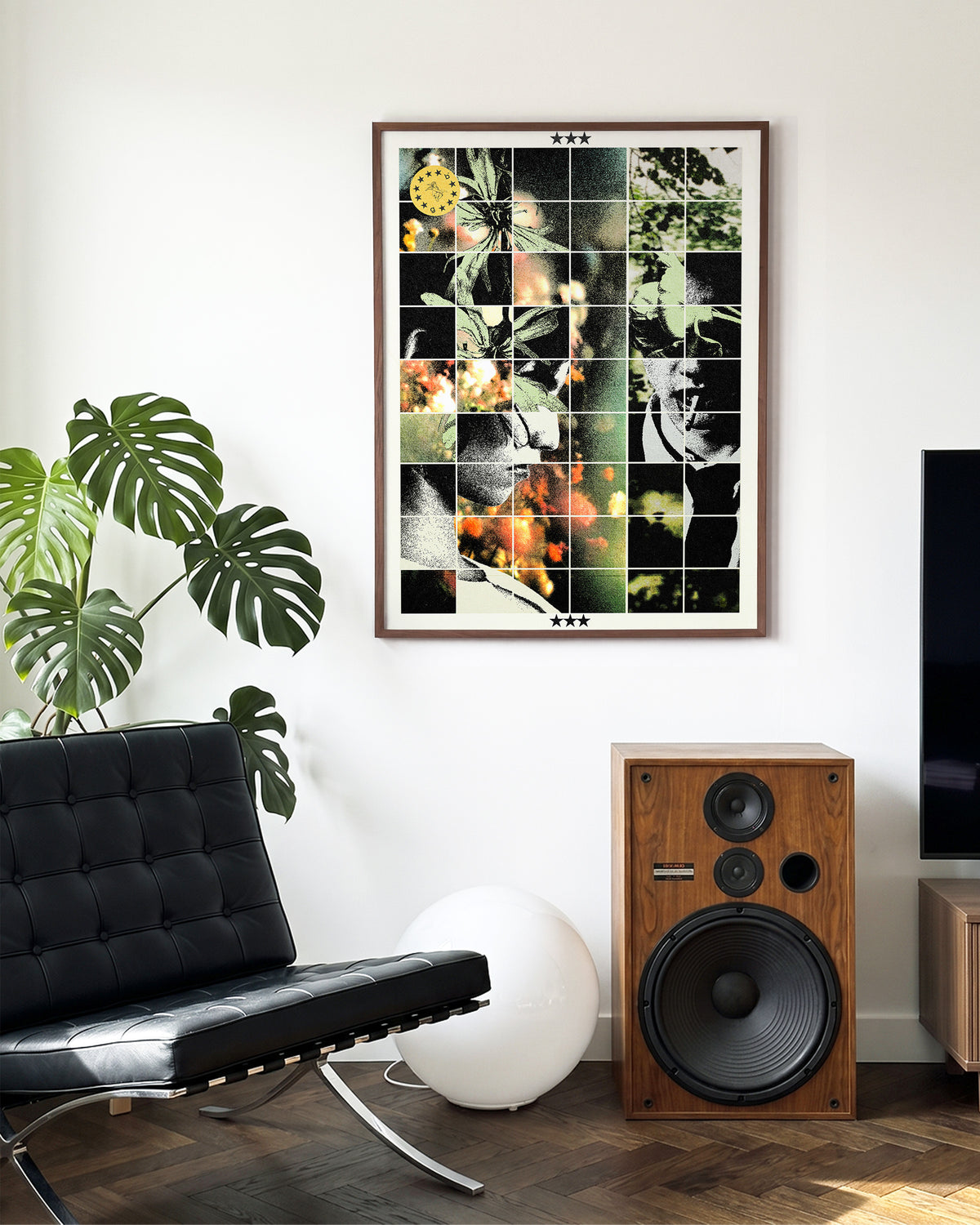 Let your colours bleed - room context walnut