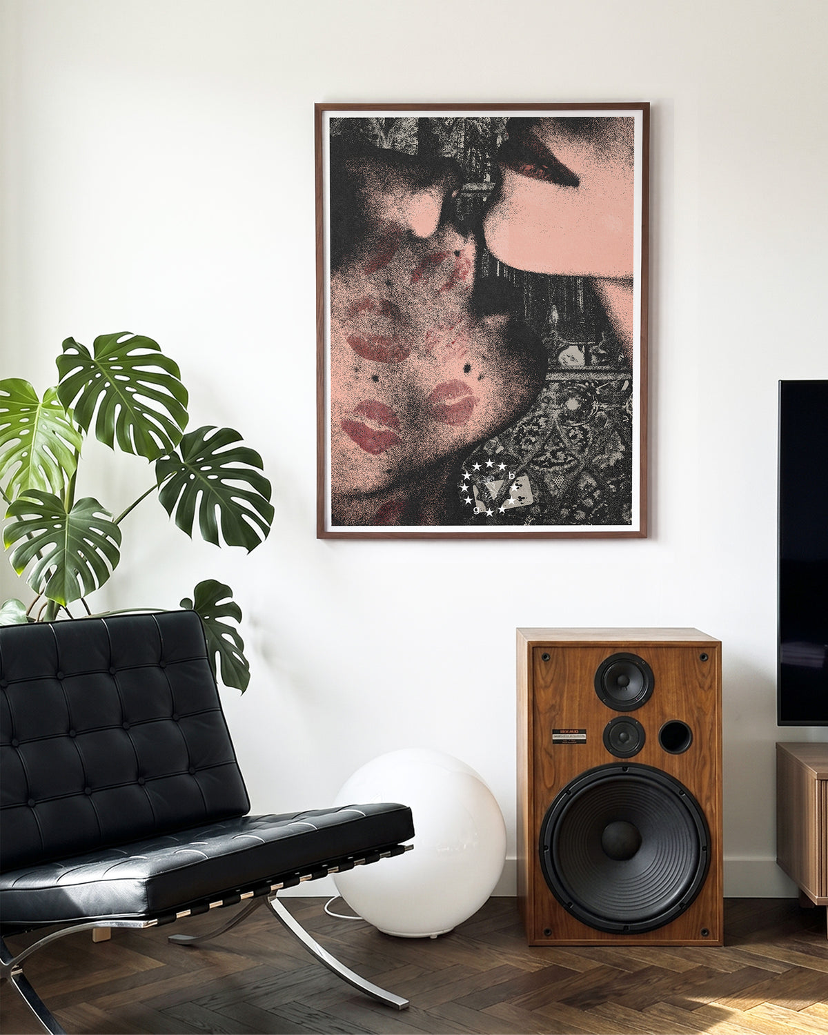 One kiss is all it takes 2 - room context walnut