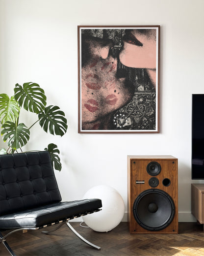One kiss is all it takes 2 - room context walnut